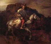 Rembrandt van rijn The polish rider Sweden oil painting artist